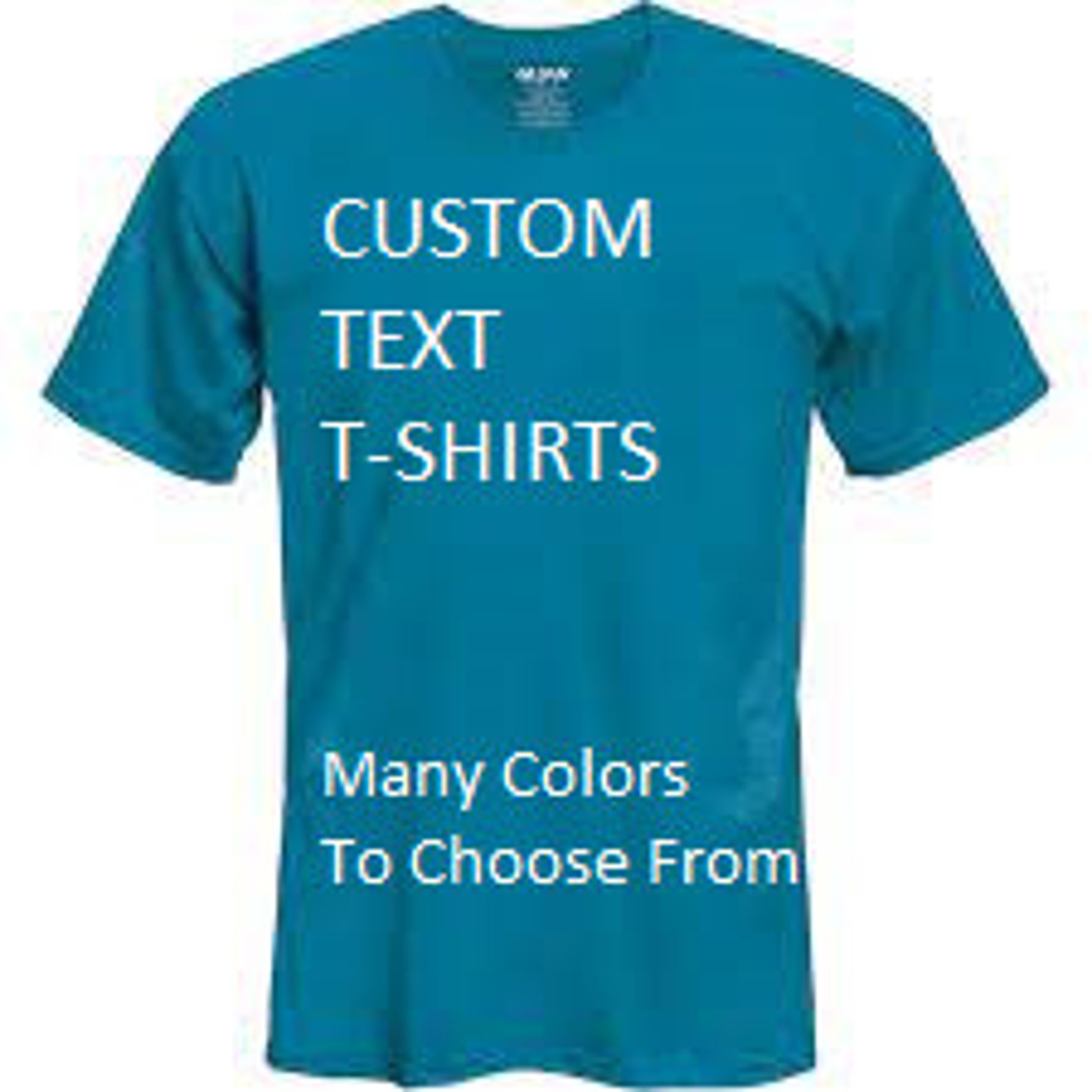 Custom Text Tshirts Create Your Own Tshirt Etsy