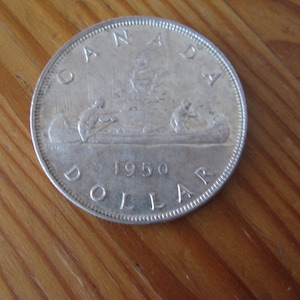 Collectible 1950 Canada Silver Dollar