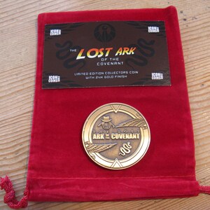 The Lost Ark of the Covenant 24k Gold Plated Brass Low Mintage 250