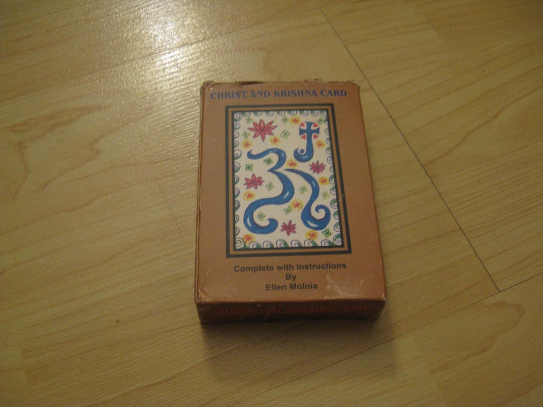 Krishna Oracle Card Rare Christ and Krishna Oracle Card Set - Ellen Moninia Sweden - Hard ...