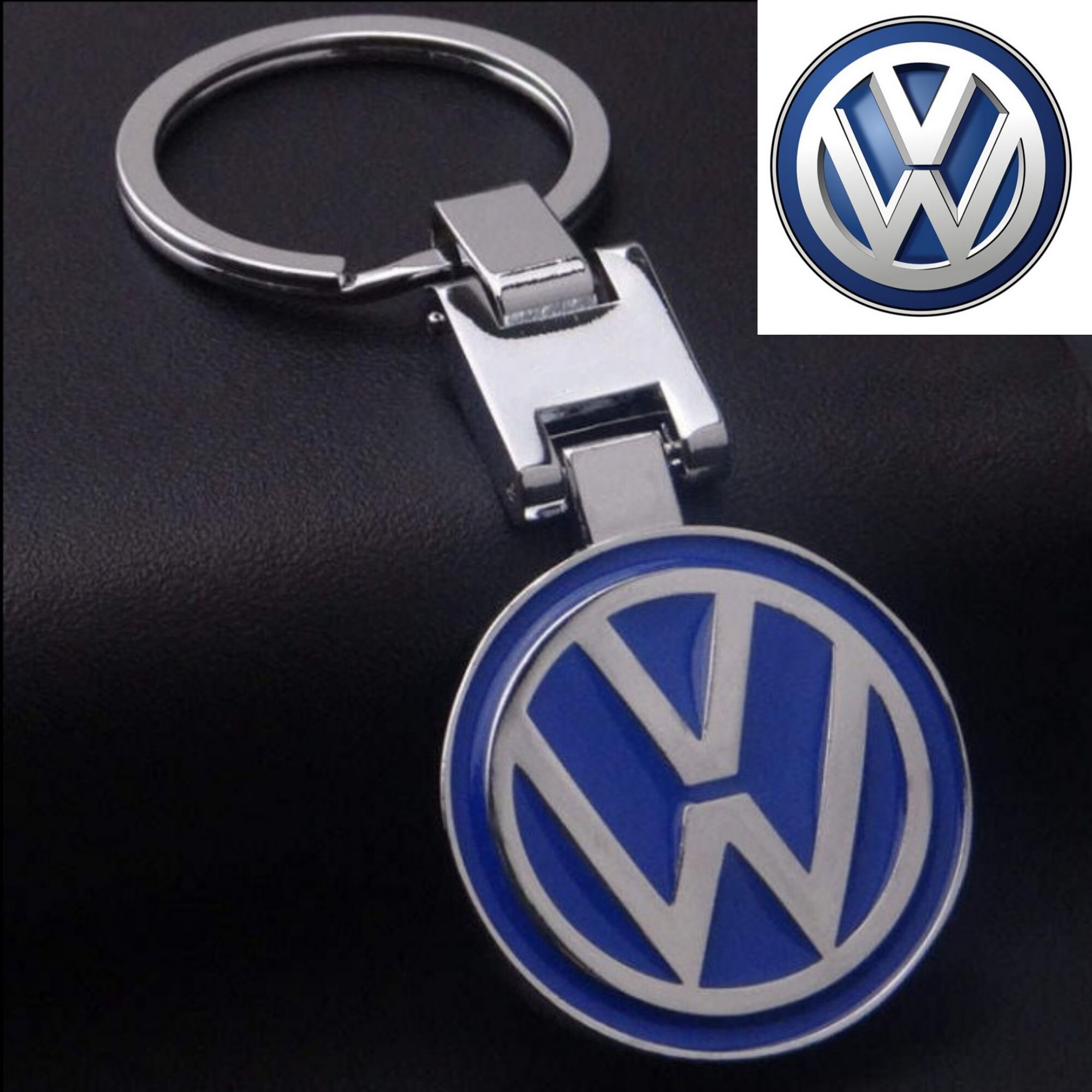 Classic Car Logo Volkswagen Key Chain Key Ring Both Side VW Etsy