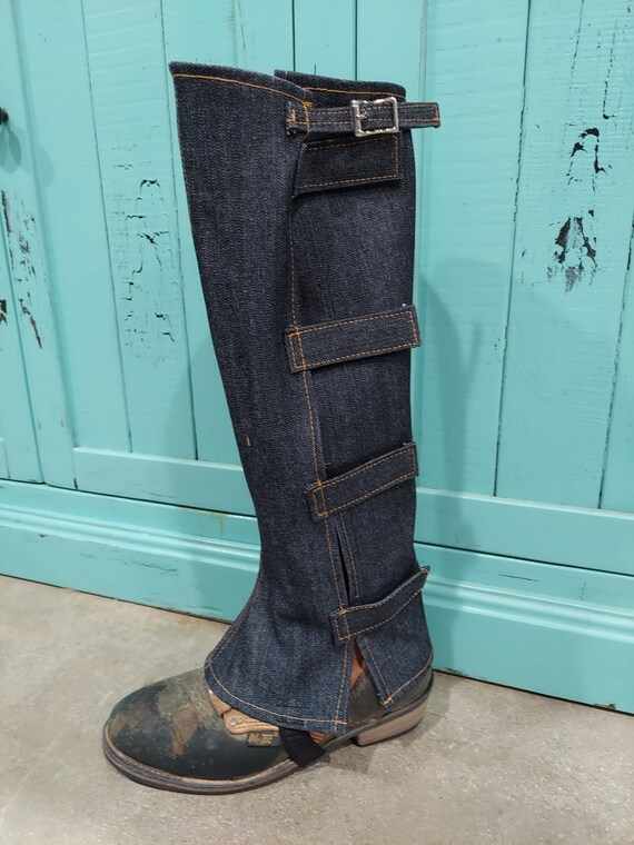 Denim Half-chaps - Etsy