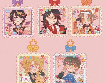 Luxiem Ribbon Acrylic Charms