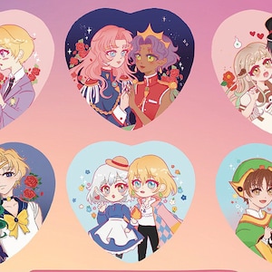 OTP Heart Pins