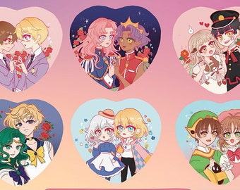 OTP Heart Pins