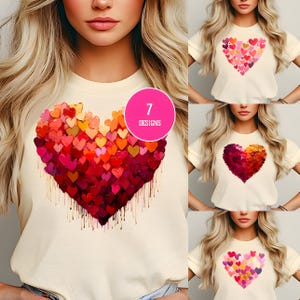 Valentijn hart penseelstreek PNG romantische Valentijn clipart XOXO png Coquette esthetische V-Day sublimatie ontwerpen trendy Valentijnsdag kunst