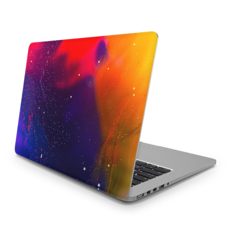 Colorful Abstract Laptop Skin, Premium Coverage Laptop Vinyl, Unique ...