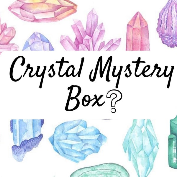 Crystal Mystery Box | Suprise Crystal Box | Personalized Suprise Crystal Box | Intuitively Picked For You