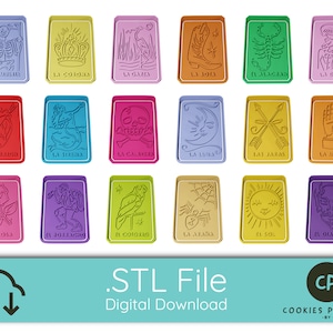 Mexican Lottery FULL Collection, Cookie Cutter - STL FILE