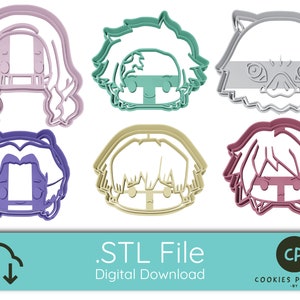 Anime Theme Collection, Ausstechform - STL FILE