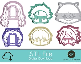 Anime Theme Collection, Cookie Cutter - STL FILE