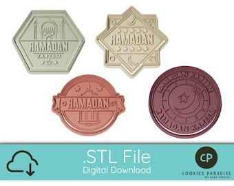 Ramadan Collection 2, Cookie Cutter - STL FILE