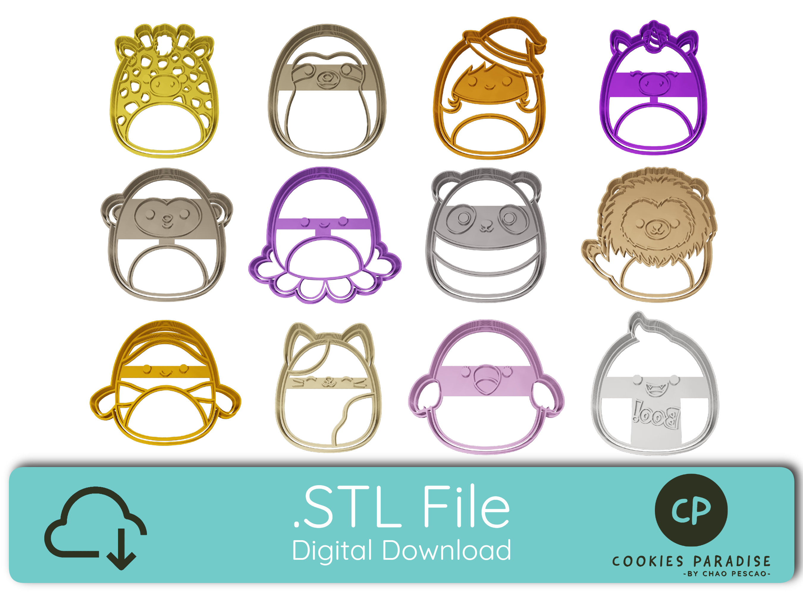 STL file Squishmallows Squishville Shelf For 2” 🪞・3D printer model to  download・Cults
