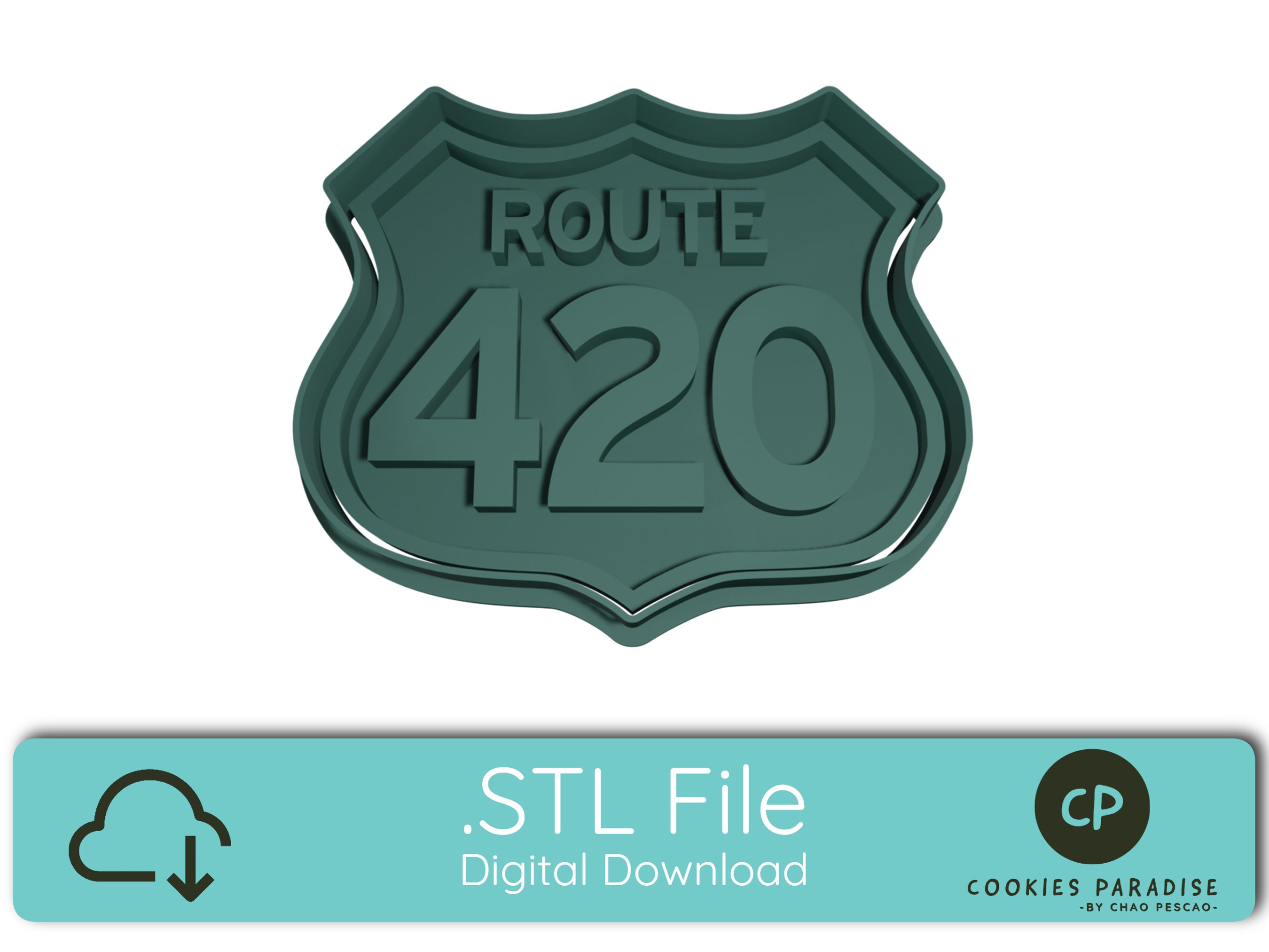 420 Cannabis Collection, Cookie Cutter - STL FILE - Etsy
