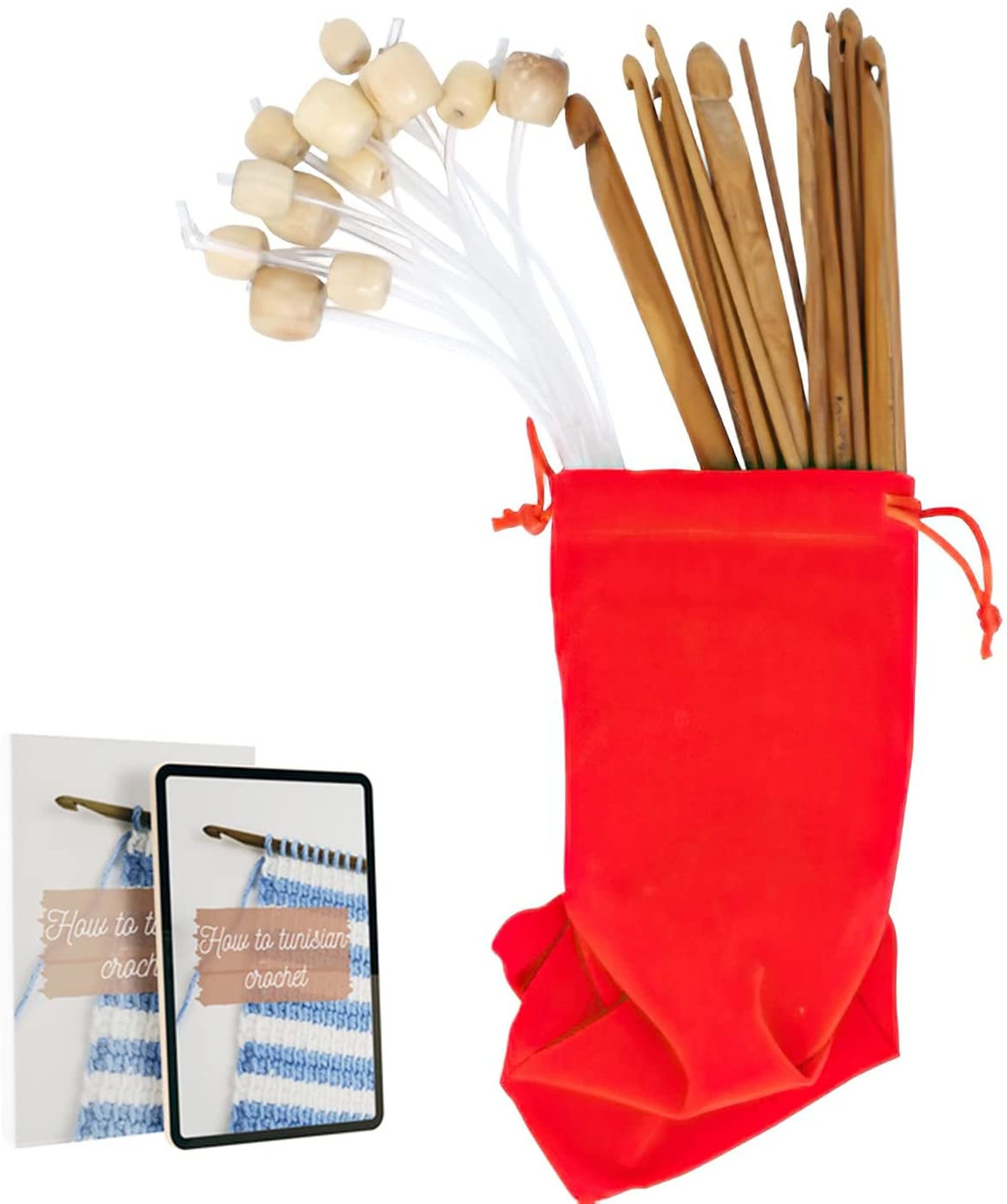 Tunisian Crochet Hooks Set With Cable 13 US Sizes From D to O Etsy