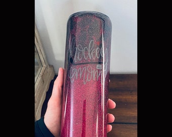 Hockey mom tumbler-FREE SHIPPING!