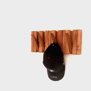 Oak wood Wall Mounted Piano Coat Rack,Flip down wall coat rack, Coat rack wall mount, Wooden wall hanger, Oak wood rack