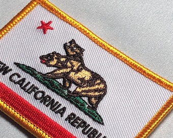 RéPUBLIQUE DE CALIFORNIE Patch moral Cosplay armée équipement tactique militaire Halloween ours jeu broderie