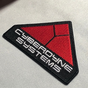 CYBERDYNE SYSTEMS Embroidered Tactical Patch Morale Fictional organization SKYNET robot terminator 1984 T-800 Judgment Day Schwarzenegger ai