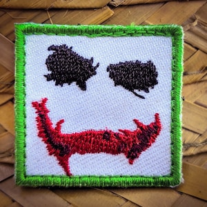JOKER face ranger eye embroidery patch morale tactical meme funny
