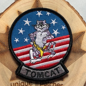 TOP GUN Topgun 2 Maverick Tom Cruise Tony Scott f14 VF-1 Patch moral usn marine Movieprop Costume fer crochet boucle Cosplay uniforme vf1 tomcat image 6