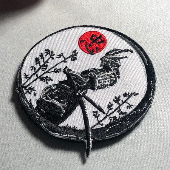 Japanese Kanji Angel Tenshi Symbol Badge Embroidered Iron On Sew On...