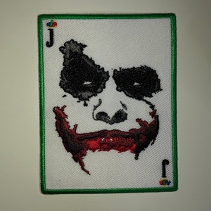 Joker card Face Patch Heath Ledger The Dark Knight movie Quality mean Tactical Smile Military Card why so serious meme funny