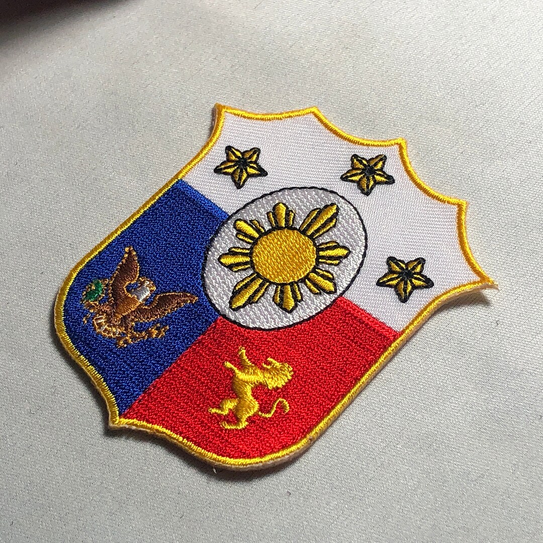PHILIPPINES Coat of Arms Patch Republic Asia Manila Filipino Visayan