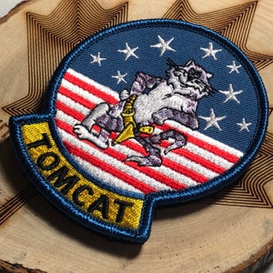 TOP GUN Topgun 2 Maverick Tom Cruise Tony Scott f14 VF-1 Patch moral usn marine Movieprop Costume fer crochet boucle Cosplay uniforme vf1 tomcat image 2