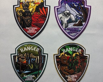 RANGER National Park Star Planets Wars Morale Patch - Hoth, Endor, Tatooine, Kashyyyk - Wookie, Ewok Movie Costume - Comicon Keeper