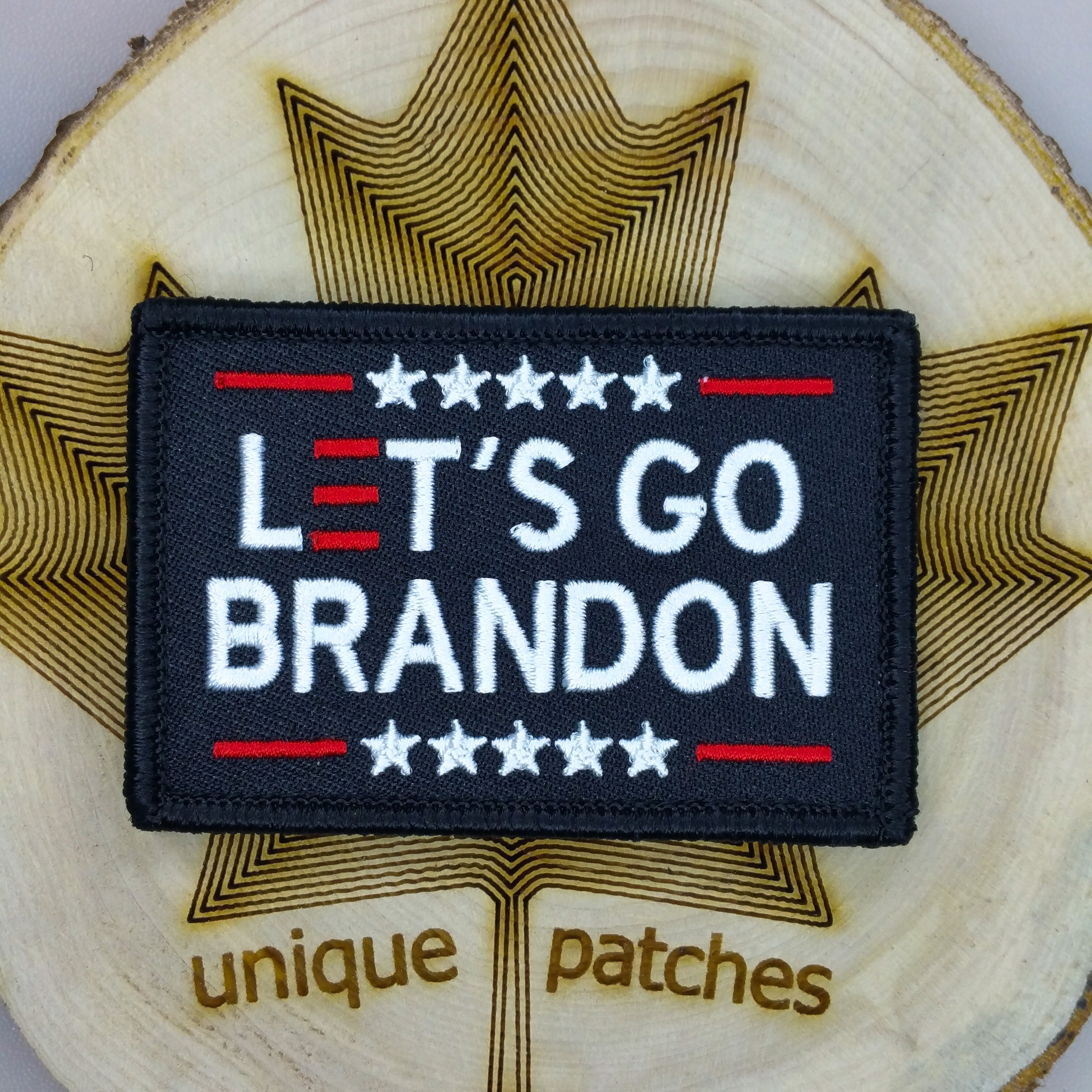 Let's Go Brandon Morale Patch -Made in The USA- Tactical Hook and Loop