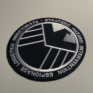 SHIELD Strategische gevareninterventie Spionage Logistiek Directoraat patch Moreel S.H.I.E.L.D. Inlichtingendienst Bijzondere wet Comicon-masker