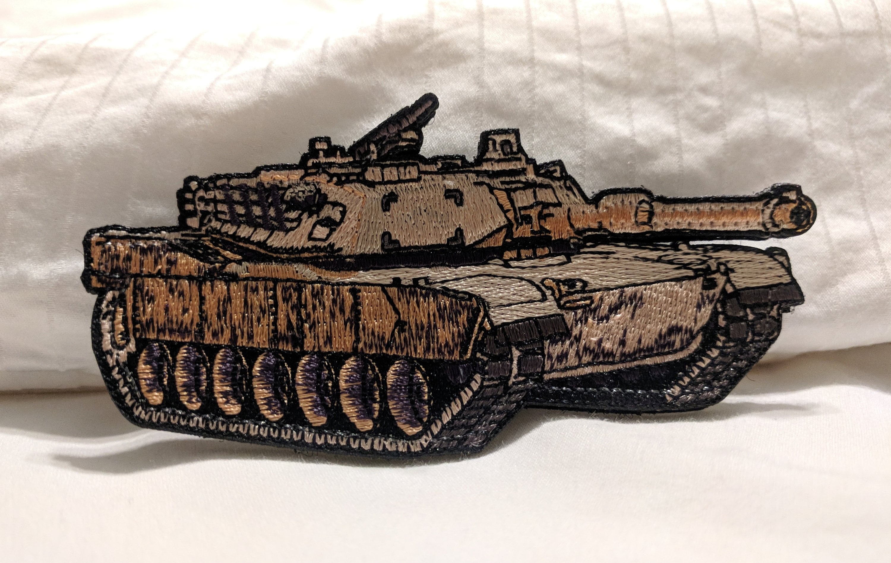 US Army Patch with Army Tank Graphic