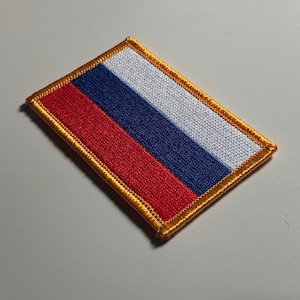 The national flag of the Russian Federation флаг Российской Федерации Rossiyskoy Federatsii iron on patch morale Россия Rossiya bear Putin