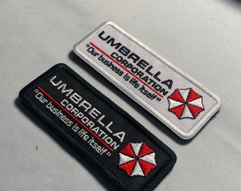 UMBRELLA CORPORATION Our Business is Life Itself Patch Morale Tactical Uniform Military Resident Sniper Evil Biohazard Raccoon