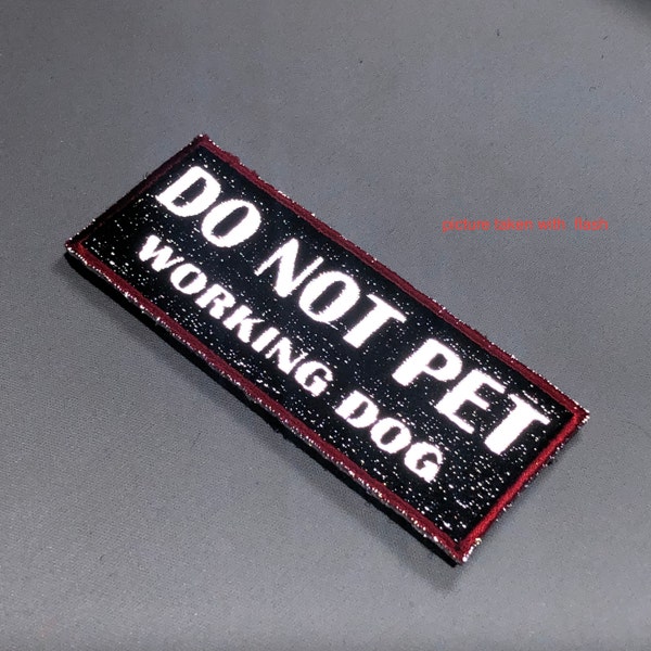 Reflective DO NOT PET K-9 Paw German Shepherd K9 Canine Patch Morale Vest tactical gsd American Search rescue Dog Police Blue Line tbl K9