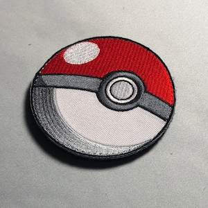 Anime BALL Patch Morale Japan Hook and loop or iron on Monster Trainer