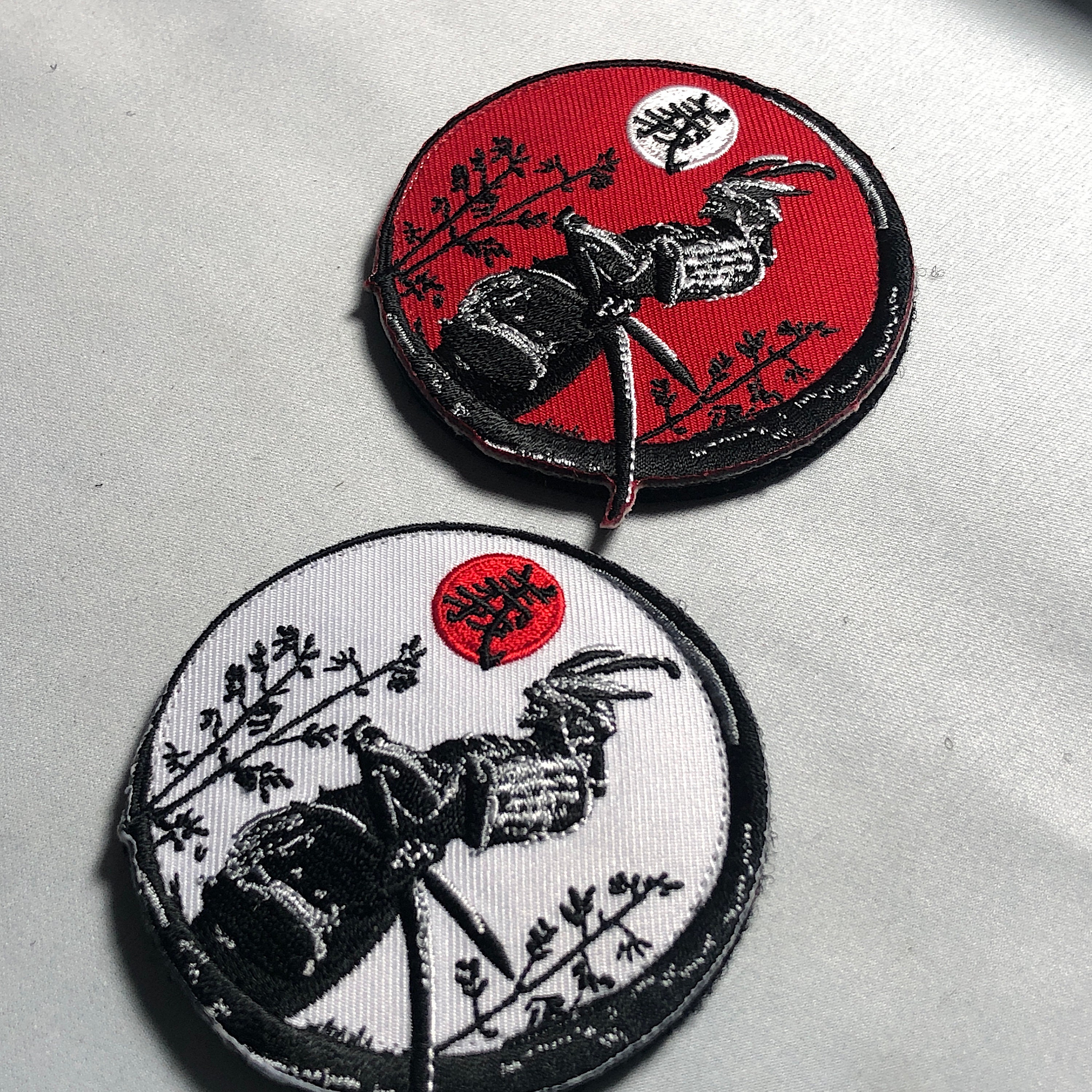 Japanese Kanji Angel Tenshi Symbol Badge Embroidered Iron On Sew On...