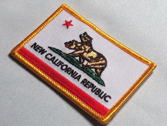 Parche Bordado De La República De California, Insignia Militar Cosida Con Gancho Y Bucle - AliExprs