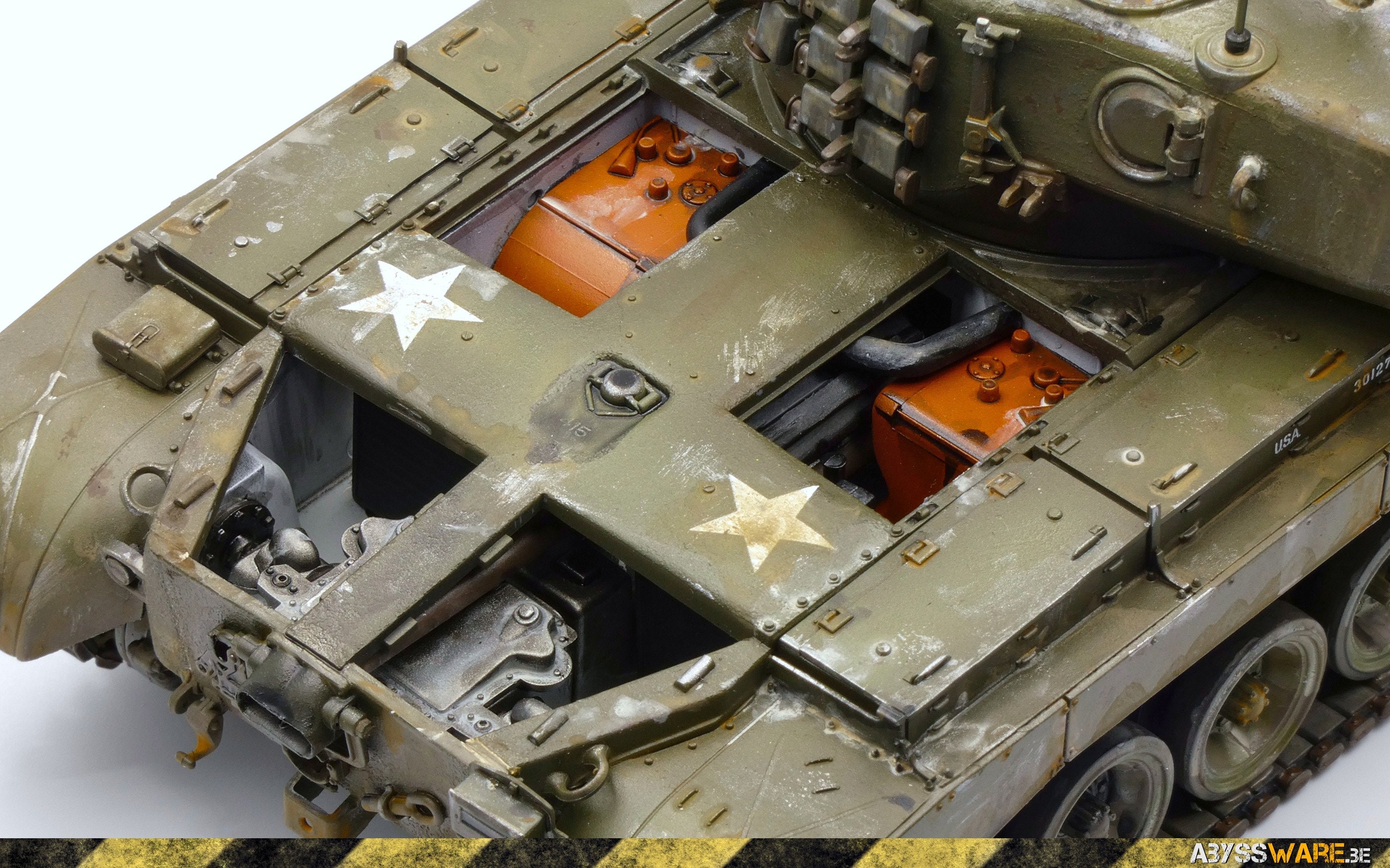 M26 PERSHING With Engine Bay 135 Probuilt Scale Model / Heavy Tank Etsy