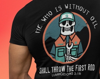 Funny Diesel Mechanic Gift Shirt For Him (BACK PRINT T-Shirt)