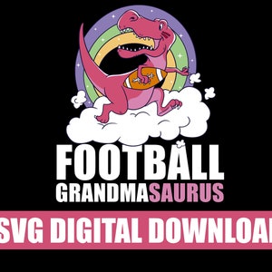 Football Grandma SVG PNG Digital Download