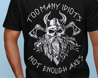 Funny Viking Axe Shirt: Norse Mythology Gift