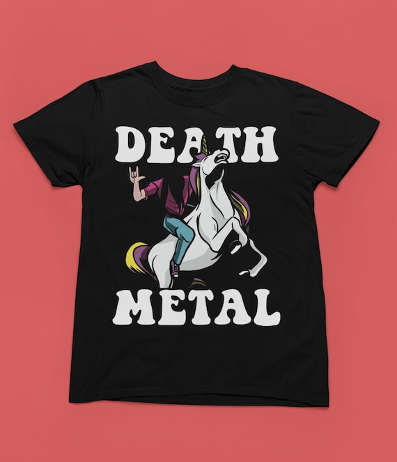 Funny Death Metal T-shirt, Metalhead Gift, Brutal, Funny T-shirt, Metal  Unicorn - Etsy Canada