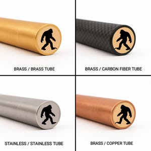 Épingle à couteau en mosaïque | Bigfoot | 6 mm 1/4 | 8 mm 5/16 | 10 mm 3/8 | Lentille de 4 pouces | Laiton Cuivre S.Steel C.Fiber Epoxy | Fourniture de fabrication de couteaux personnalisés DIY