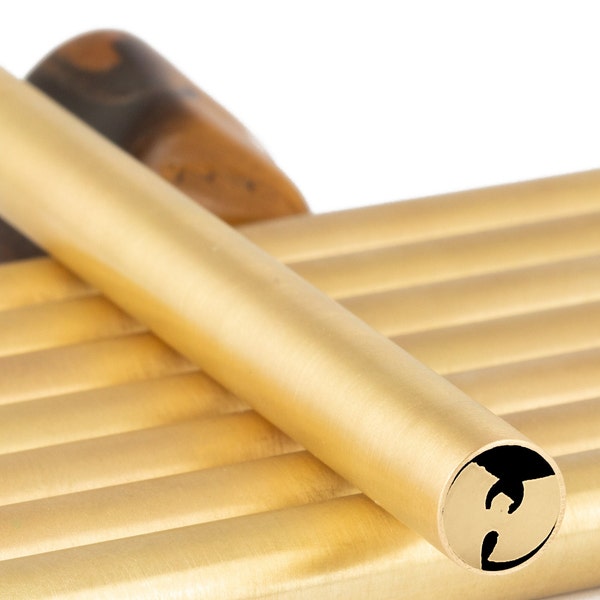 WU TANG 6-8-10 mm - 100 mm / 3.93 inch Length high quality Brass Mosaic Pin Handle Making Knife Resin Sticks Crafts