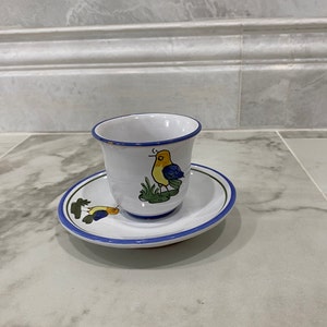 Ceramic Espresso Cups with Saucers Set of 6 – Animi Causa