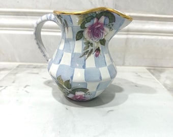 MacKenzie Childs Morning Glory Discontinued Creamer