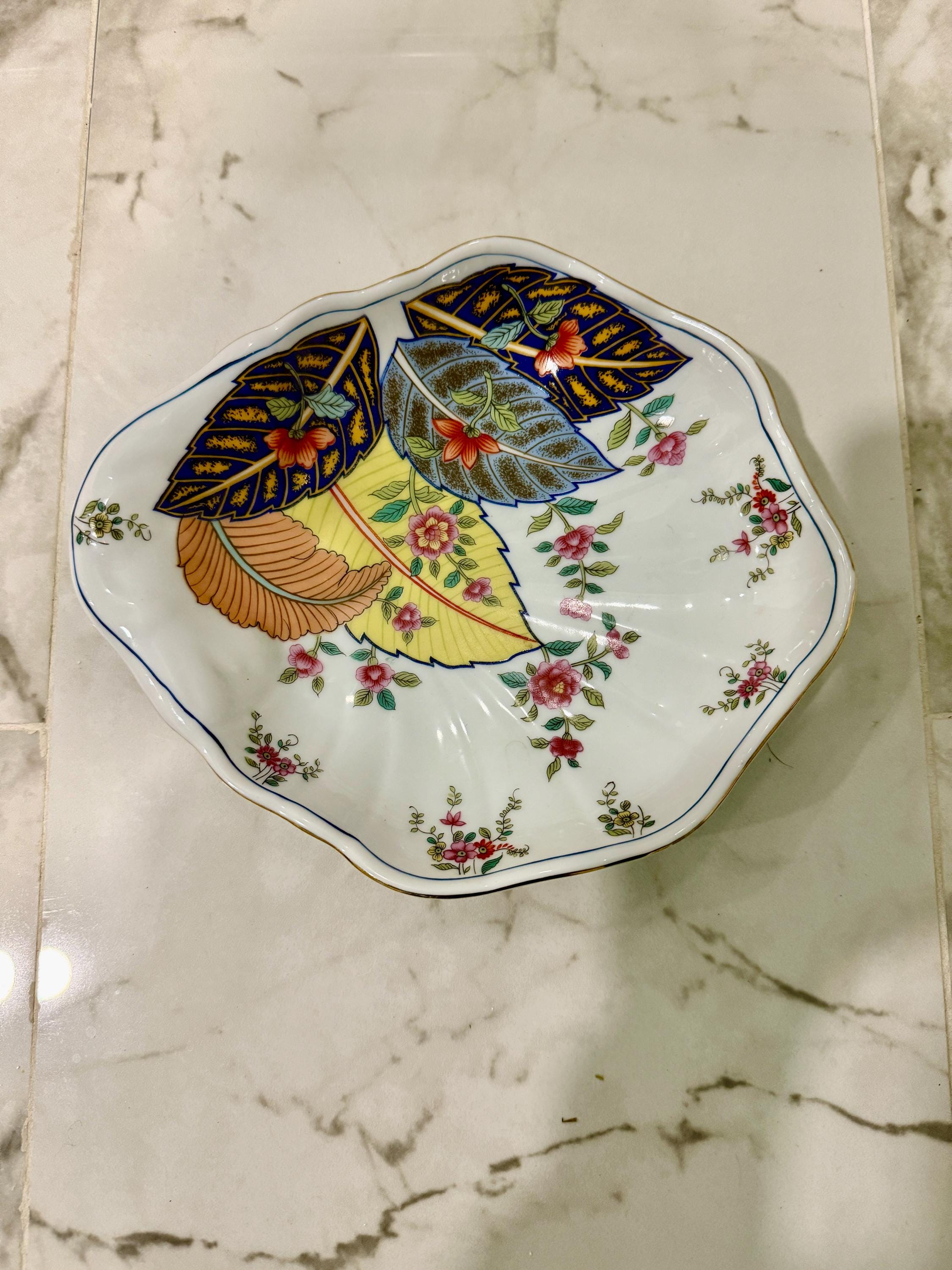 tobacco leaf tin plate Tobacco Leaf Dish tobacco leaf tin plate Tobacco Leaf Dish