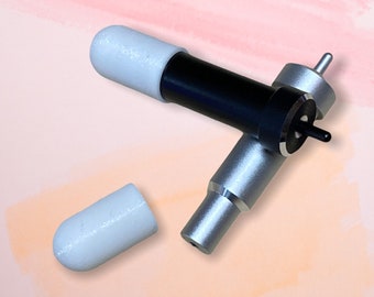 Capa protetora para lâmina da ferramenta Cricut, compatível com lâminas de ponta fina e profunda para tecido colado, para máquinas Maker e Explore, conjunto com 2 tampas de armazenamento.